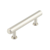 Burlington Belgrave Stepped Cabinet Handles 96mm  Satin Nickel - Burlington Range